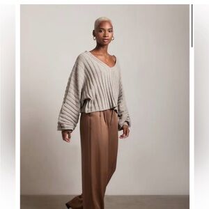 Free the people throw on and go top tan